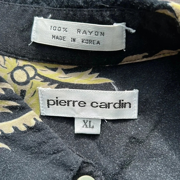 Men's Pierre Cardin Vintage Tropical Shirt | Beach | Vacation | Palm Trees - Picture 6 of 8